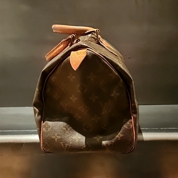 Authentic LOUIS VUITTON Speedy 30 Monogram Canvas Boston Hand Bag Purse - Picture 4 of 14